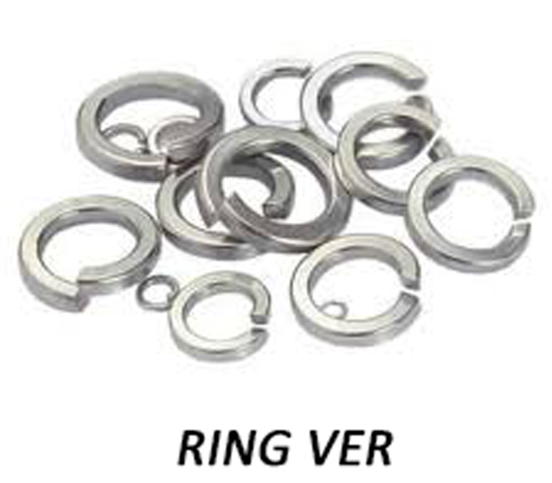 Jual mur baut surabaya | dynabolt, hexa ss304, baut roofing 10 Ring ver spring washer per pengunci baut