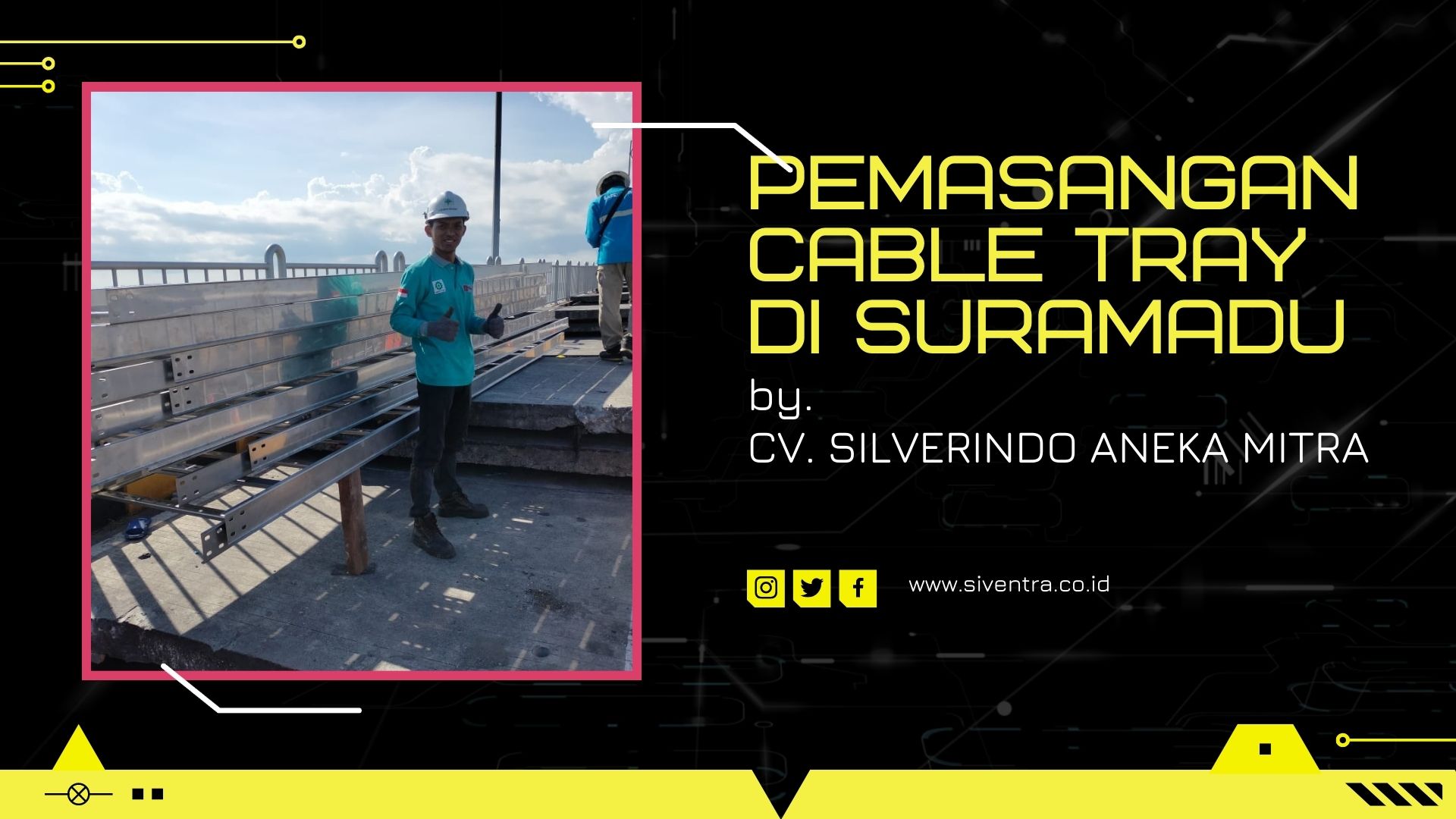 Jasa pemasangan & perbaikan kabel tray