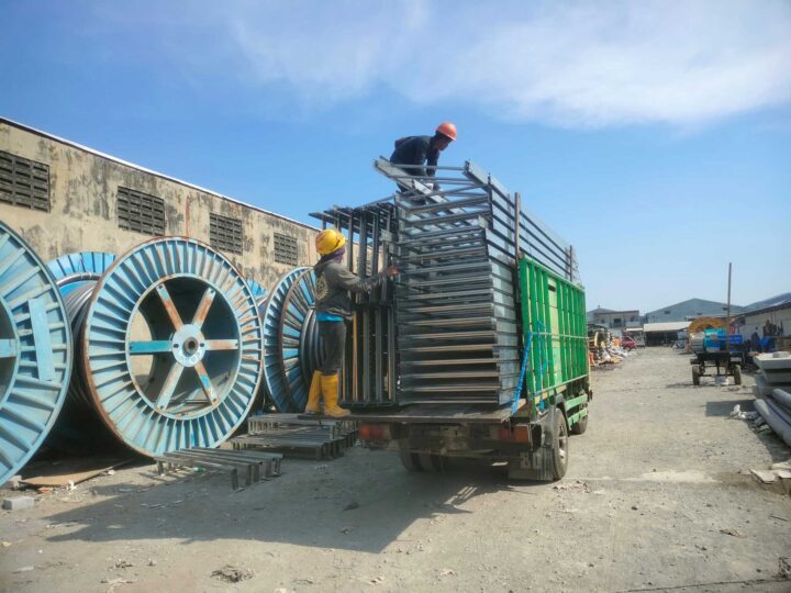 Pemasangan cable ladder siventra