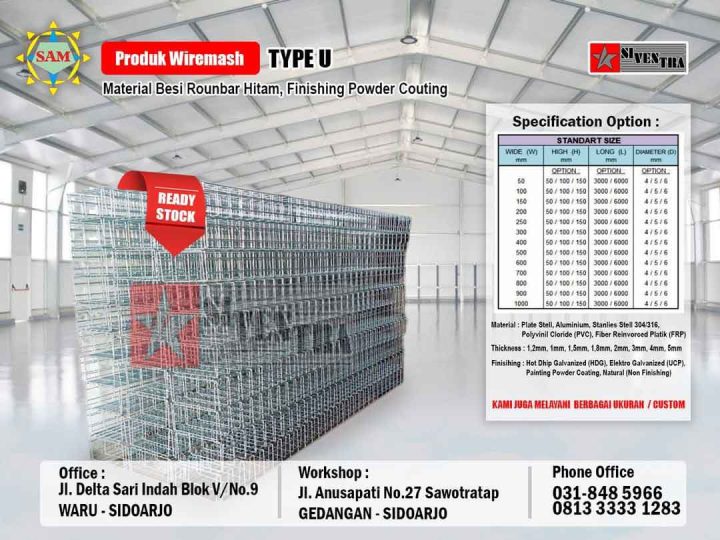 Kabel tray wiremash siventra