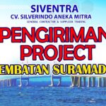 Pengiriman cable ladder jembatan suramadu
