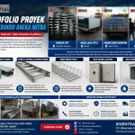 Proyek cable tray, ladder & box panel industri — cv. Silverindo aneka mitra (siventra) 5 Proyek cable tray ladder box panel industri